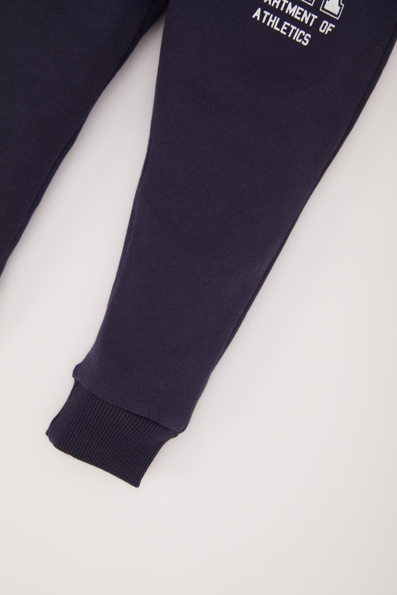 ديفاكتو بنطلون سويت بانتس بيبي اولادي خفيف قصة عادية كحلي - Image 3